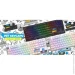  HATOR Authentic Edition white PBT keycaps - ESC/SPACE/ENTER/R.SHIFT/ARROWS (HTS-700)