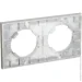 Hausmark Рамка двухместная Bela матовый хром SNG-FRM.RD20G2-MC Hausmark Рамка двухместная Bela матовый хром SNG-FRM.RD20G2-MC