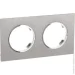 Hausmark Рамка двухместная Bela матовый хром SNG-FRM.RD20G2-MC Hausmark Рамка двухместная Bela матовый хром SNG-FRM.RD20G2-MC
