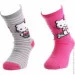  Hello Kitty Socks 2-pack 31-35 Magenta/Grey 36762-1 (36762-1 31-35)