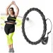 HMS HHW11 PLUS SIZE HULA HOOP BLACK WITH WEIGHT (17-44-522)