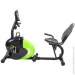  HMS R9259 PLUS RECUMBENT MAGNETIC STATIONARY BIKE (black - green) (17-06-005)