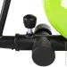  HMS R9259 PLUS RECUMBENT MAGNETIC STATIONARY BIKE (black - green) (17-06-005)