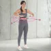   HMS SET HULA HOOP HHW01 PINK WITH WEIGHT +  WAIST SUPPORT BR163 RED (17-44-611)