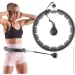 - HMS SET HULA HOOP HHW06 BLACK WITH A GRAVITY BALL AND COUNTER +  WAIST SUPPORT BR163 BLACK PLUZ SIZE (17-44-646)