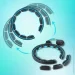 - HMS SET HULA HOOP MAGNETIC BLACK/TURQUOISE HHM17 WITH WEIGHT +  COUNTER +  WAIST SUPPORT BR163 RED (17-44-657)