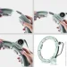 - HMS SET HULA HOOP MAGNETIC GREEN HHM13 WITH WEIGHT +  COUNTER +  WAIST SUPPORT BR163 BLACK (17-44-600)