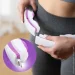   HMS SET HULA HOOP MAGNETIC WHITE/VIOLET HHM17 WITH WEIGHT +  COUNTER +  WAIST SUPPORT BR163 RED (17-44-658)