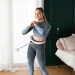   HMS SET HULA HOOP MAGNETIC WHITE/VIOLET HHM17 WITH WEIGHT +  COUNTER +  WAIST SUPPORT BR163 RED (17-44-658)