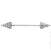  HMS STC50 CHROME DUMBBELL SET-BARBELL IN SUITCASE 2x25KG (17-59-114)