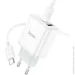   Hoco   110-240V C105A+  Type-C , USB-C+ USB, PD20W+ QC3.0,  1, White, Box