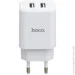 Hoco   2USB C62A 2.1A White + USB Cable Type-C (1460316026)