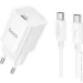 Hoco    C148A 1USB-C PD/QC 30W+ Type-C to Type-C  (6942007630320)