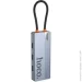 USB- Hoco HB50 Wow 5-in-1 multi-function converter (HDTV+ PD+ USB3.0*3) Deep Space Gray (6942007647298)
