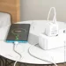    HOCO C98A Proton single port QC3.0 charger set(Type-C) White (6931474766878)