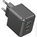    HOCO CS14A Ocean PD20W+ QC3.0 charger Black (6942007603898)