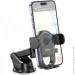  Hoco H5 Integrity one-key car holder Black (6931474790934)