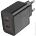      HOCO N35 Streamer dual-port PD45W GaN (2C) charger(EU) Black (6931474797193)
