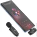 Hoco ̳- L15 Type-C Crystal Lavalier Wireless Digital Microphone Black (2501033937)