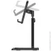  Hoco   Stable telescopic desktop stand PH27 Black (1461685056)