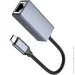   ethernet Hoco   UA37 Type-C Ethernet Adapter (1000 Mbps) Grey (2627453847)