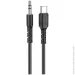 Hoco  UPA17 Pisces Cable 3.5" to Type-C 1m Black (1857258748)