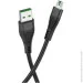  Hoco USB Cable U53 4A Flash MicroUSB Black 1.2m (1460316712)