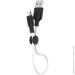 Hoco  X21 Pisces Cable USB to MicroUSB 2,4A 0.25m Black - White (1881288726)