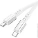 Hoco  X85 Pisces Cable Type-C to Type-C 3A 1m White (1882916185)