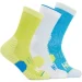  Hoka  Crew Run Sock 3-Pack 2024 46-50 Diva Blue/Ice Water/Evening Primrose (1092-196565820068)