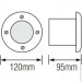 Horoz Electric Azur-6 LED 6W 600Lm 85-265V IP67 d-120,  ./12 (079-029-0006-010)