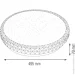  Horoz Electric Ghost-48 LED 48W 6400K 3330lm 185-265V d-490,  /1/10 (027-003-0048-01-1)