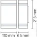   Horoz Electric Regnum-2 2xGU10 35W 220-240V IP44 110x215,  /10 (075-019-0002-010)