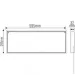   Horoz Electric Taurus-36 LED 36W 6400K 3000Lm 175-265V 600x300x32, 1/10 (056-013-0036-020)