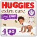  Huggies Extra Care  4 (9-14 ) Pants Box 80  (5029053582405)