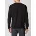  Hugo Boss   Cotton-terry regular-fit sweatshirt with logo label 75-2098BLK-BL 3XL