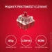  Hyperx Alloy Origins 60 Red RGB RU USB Black (4P5N0AA)