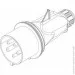 IDE   32A 415 3P+ N+ E IP44  (3106)