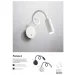 Ideal Lux  Focus-2 ap1 bianco 203171 (203171-Ideal)
