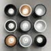 Ideal Lux   GAME ROUND WHITE BLACK (192277) (192277-Ideal)
