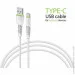  Intaleo CBFLEXT1 USB-USB Type-C 1.2 White (1283126568534)
