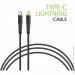  Intaleo CBFLEXTL1 USB-C-Lightning 1.2 Black (1283126542459)