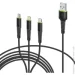  Intaleo CBFLEXU1 USB-Micro/Lightning/Type-C 1.4 Black (1283126487521)
