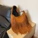 Italian Bags Сумка Fringe light brown (id_1558) Italian Bags Сумка Fringe light brown (id_1558)