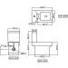   Jaquar  Fonte    FNS-WHT-40201