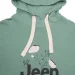  () Jeep   HOODED OVERSIZE SWEATSHIRT Botanical Print  M (O102606-E854 M)