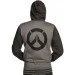  () Jinx Overwatch Zip Up Hoodie-Founding Member Varsity, S (JINX-7507S)