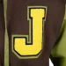  () Jinx Overwatch Zip Up Hoodie-Junkrat Varsity Brown, S (JINX-9351S)
