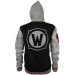  () Jinx World of Warcraft Horde Varsity Hoodie Black/Cool Grey/Red S