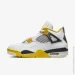  Jordan 4 Retro .43 Vivid Sulfur (W) (AQ9129-101-43)